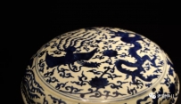 明·隆庆 青花龙凤纹圆盒 | 故宫博物院